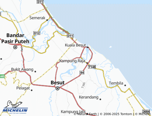 MICHELIN Kampung Nangka map - ViaMichelin