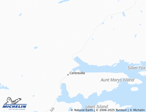 MICHELIN Indian Bay map - ViaMichelin