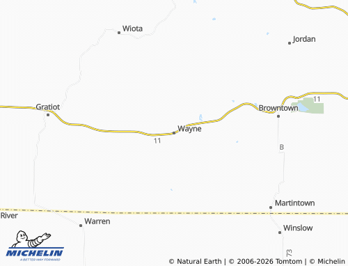 Mappa MICHELIN Wayne - ViaMichelin