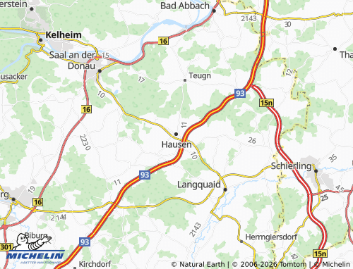 MICHELIN Hausen map - ViaMichelin