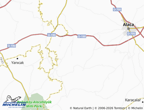 MICHELIN Yeşilyurt map - ViaMichelin