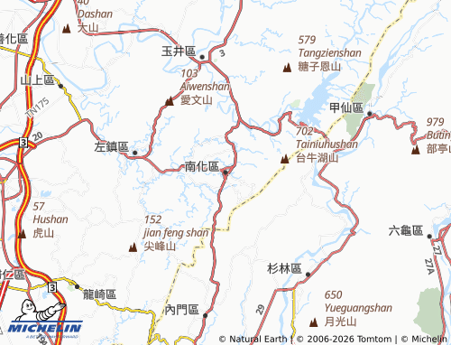 MICHELIN Nanhua District map - ViaMichelin
