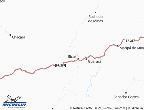 Mapa MICHELIN Leopoldina - ViaMichelin