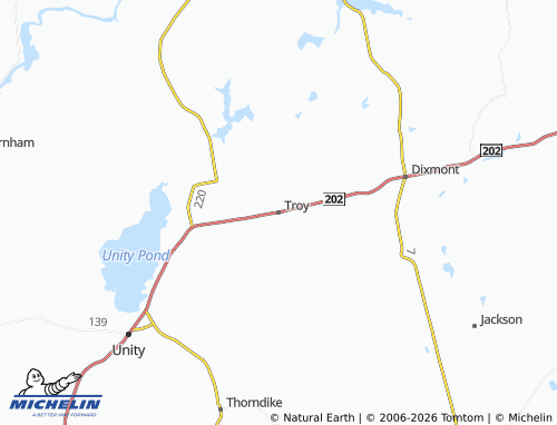 Mapa MICHELIN Troy - ViaMichelin