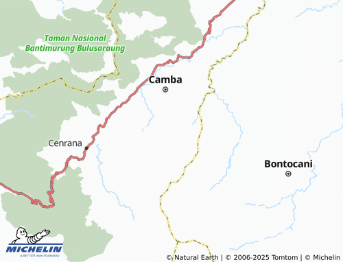 MICHELIN Desa Cenrana map - ViaMichelin