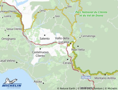 MICHELIN Pattano map - ViaMichelin