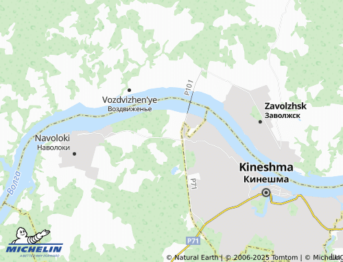 MICHELIN Novoye Roshchino map - ViaMichelin