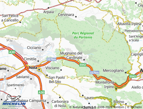 Carte MICHELIN Sperone - ViaMichelin
