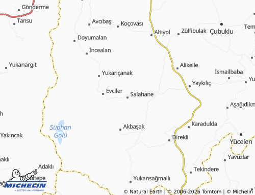 Mappa MICHELIN Salahane - ViaMichelin