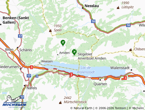 Carte MICHELIN Arvenbüel - ViaMichelin