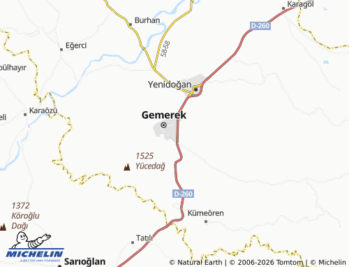 MICHELIN Ali Kemali Efendi map - ViaMichelin