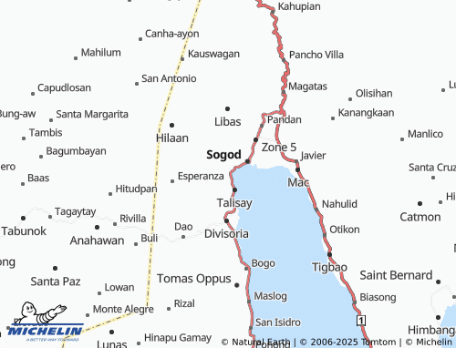 MICHELIN Bontoc map - ViaMichelin