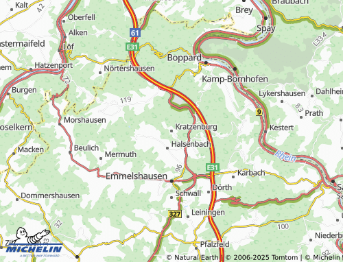 MICHELIN Kratzenburg map - ViaMichelin