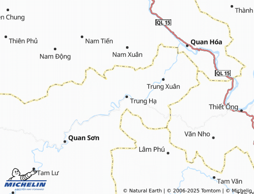 MICHELIN Trung Hạ map - ViaMichelin