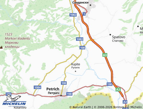 Mapa MICHELIN Starchevo - ViaMichelin