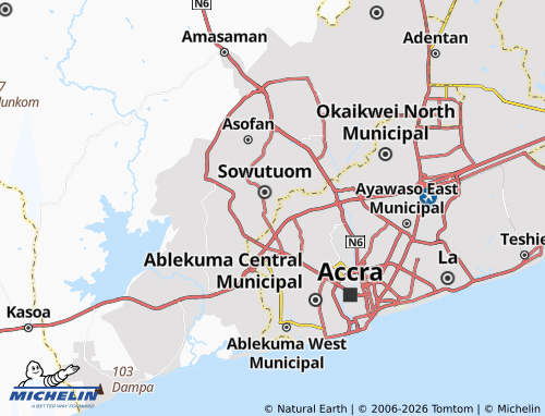 Mapa MICHELIN Santa Maria - ViaMichelin
