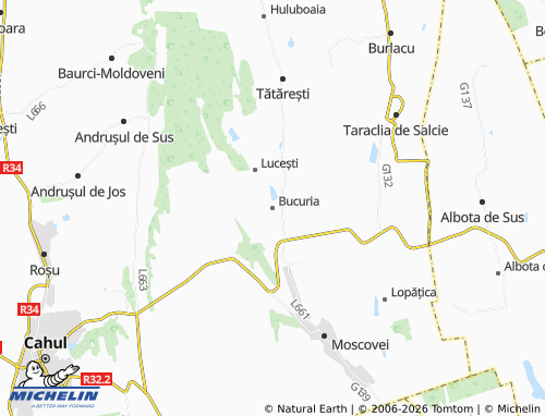 Mappa MICHELIN Bucuria - ViaMichelin