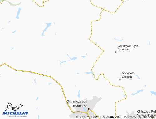 MICHELIN Malaya Vereyka map - ViaMichelin