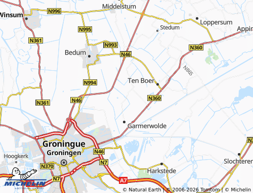 Mappa MICHELIN Thesinge - ViaMichelin