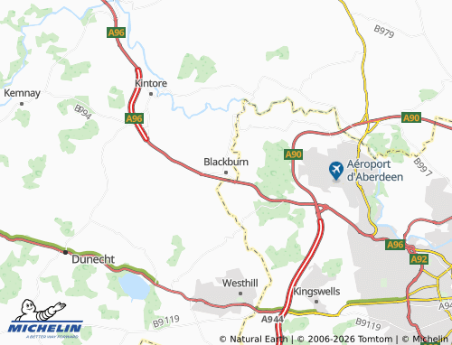 Carte MICHELIN Blackburn - ViaMichelin