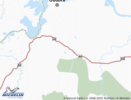 MICHELIN Iyamoyong map - ViaMichelin