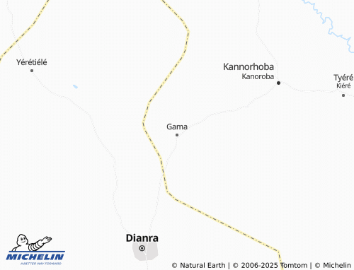 MICHELIN Gama map - ViaMichelin