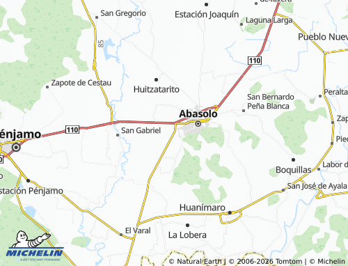 MICHELIN Tamazula map - ViaMichelin