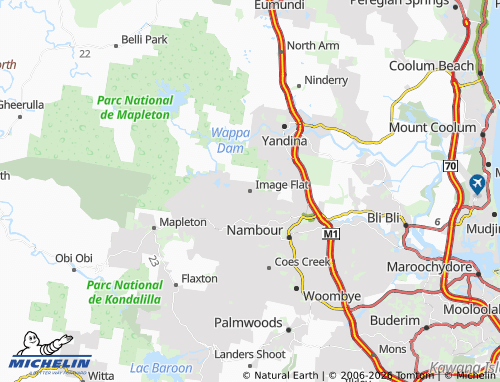 MICHELIN Image Flat map - ViaMichelin