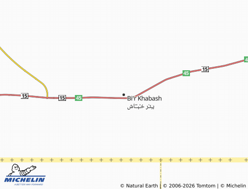 MICHELIN-Landkarte Bi'r Khabash - ViaMichelin