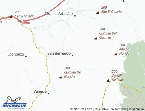 Mappa MICHELIN San Bernardo - ViaMichelin
