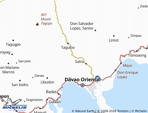 MICHELIN Buso map - ViaMichelin