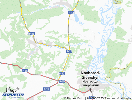 MICHELIN-Landkarte Krolevets-Slobidka - ViaMichelin