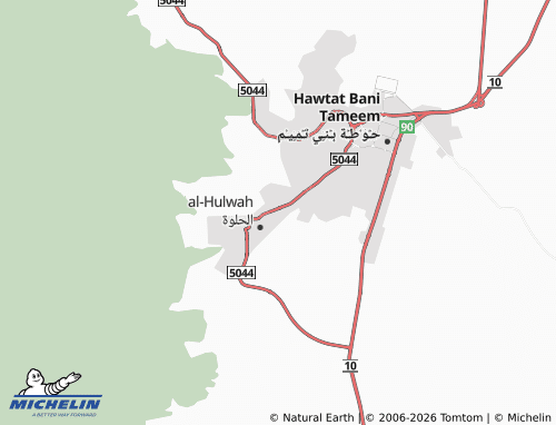Carte MICHELIN al-Hazm - ViaMichelin