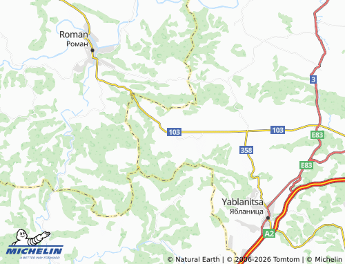 Mappa MICHELIN Batultsi - ViaMichelin