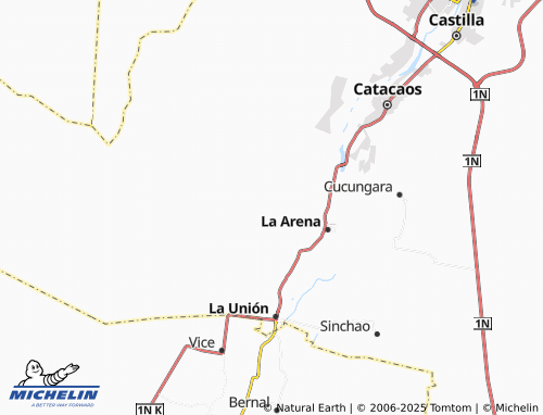 MICHELIN-Landkarte Alto de la Cruz - ViaMichelin
