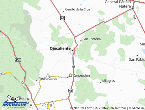 Mapa MICHELIN San José - ViaMichelin