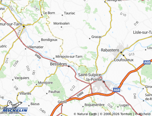 Mapa MICHELIN Roquemaure - ViaMichelin