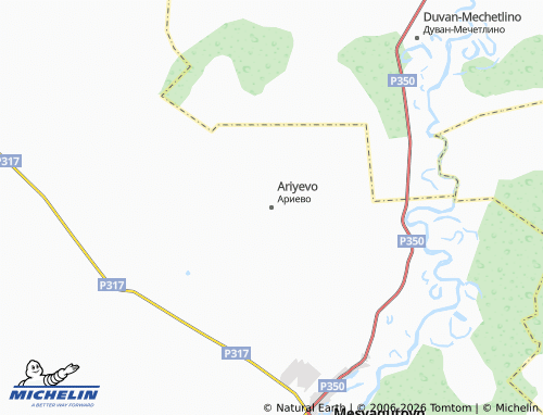 MICHELIN-Landkarte Ariyevo - ViaMichelin