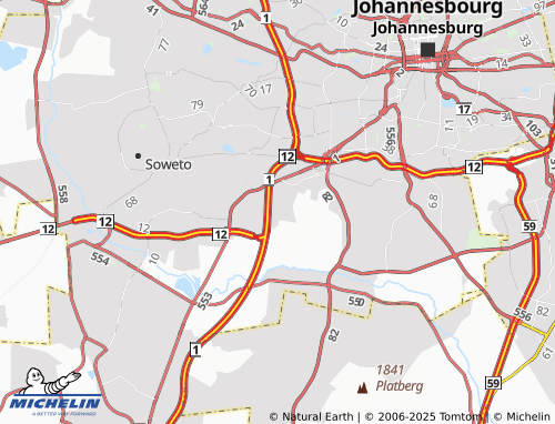 MICHELIN Naturena Extension 6 map - ViaMichelin