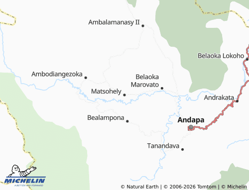 MICHELIN Matsohely map - ViaMichelin