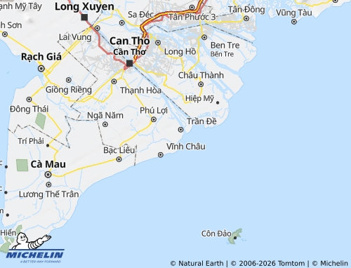 Mappa MICHELIN Trần Đề - ViaMichelin