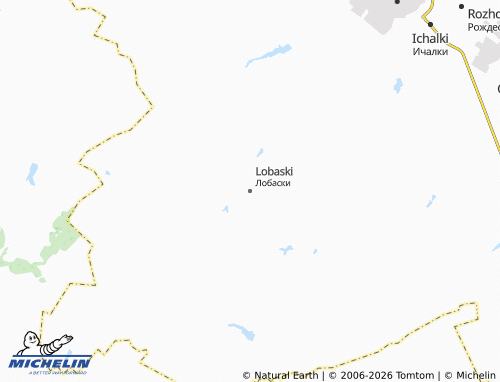 MICHELIN-Landkarte Lobaski - ViaMichelin