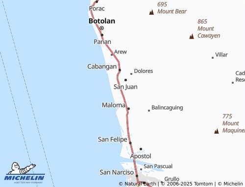 MICHELIN Laoag map - ViaMichelin