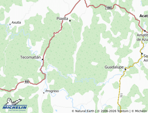 Carte MICHELIN Tetla - ViaMichelin