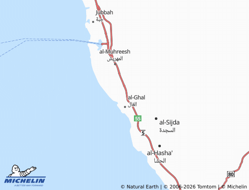 Kaart MICHELIN al-Muqarash - ViaMichelin
