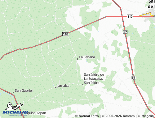 Mappa MICHELIN La Sábana - ViaMichelin