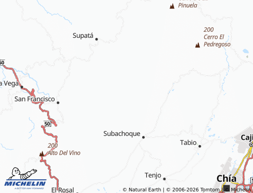 Carte MICHELIN El Páramo - ViaMichelin