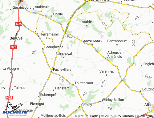 Carte MICHELIN Arquèves - ViaMichelin