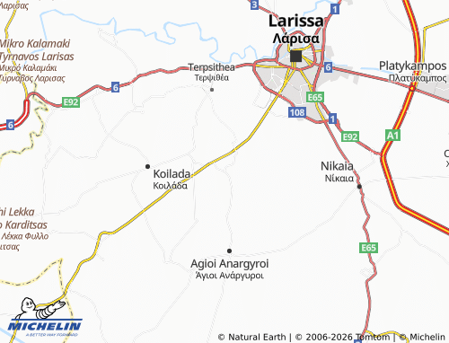 MICHELIN Mesorrachi map - ViaMichelin