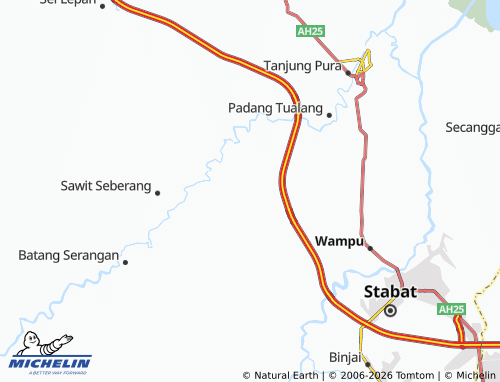 MICHELIN Jati Sari map - ViaMichelin